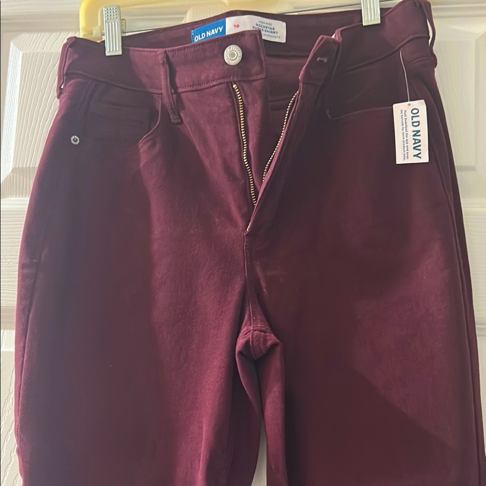 Old Navy Deep Burgundy Trousers